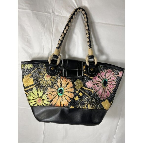 Nine West sequined Tote floral - Picture 15 of 16
